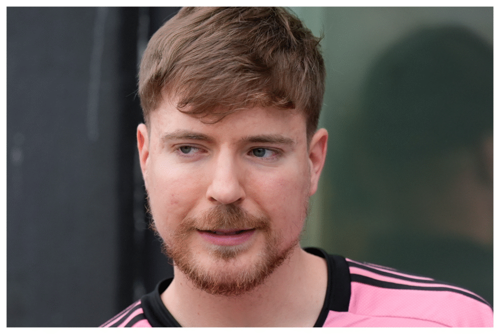 alt="MrBeast, number one on the top 10 richest YouTubers list 2025"